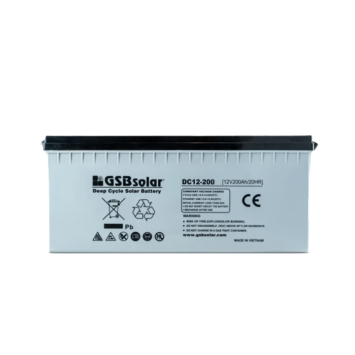 Batterie Solaire Gel GS12-200 (12V200Ah)